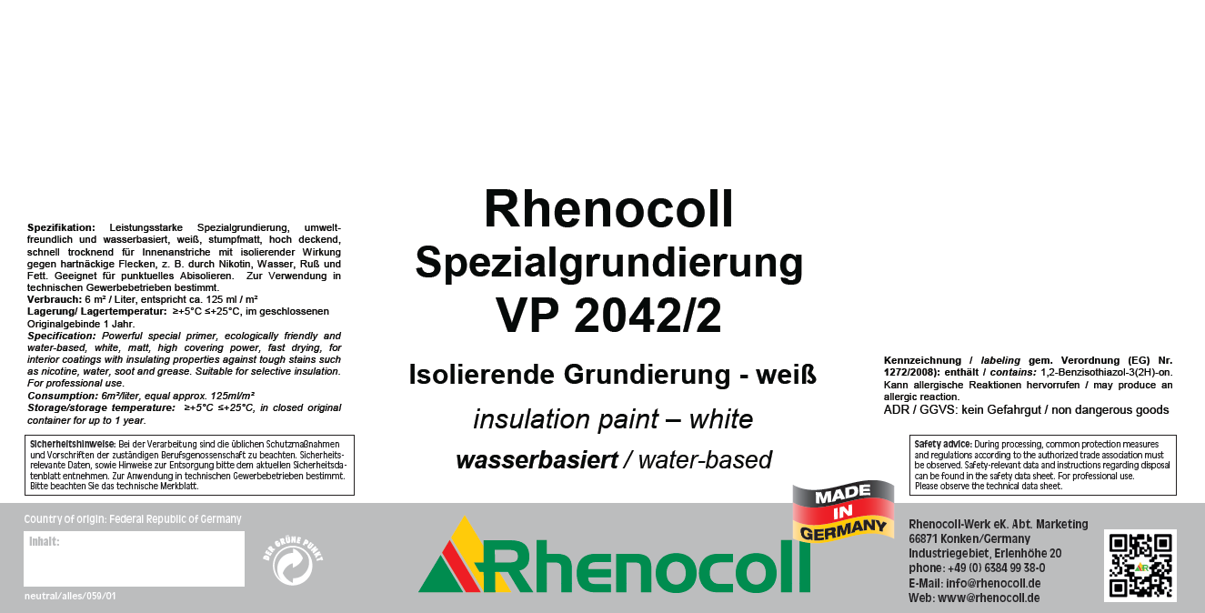 Rhenocoll Spezialgrundierung VP 2042 